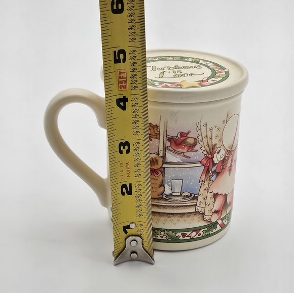 Vintage Watkins Country Kids Christmas Mug And Coaster Set - Picture 5 of 7